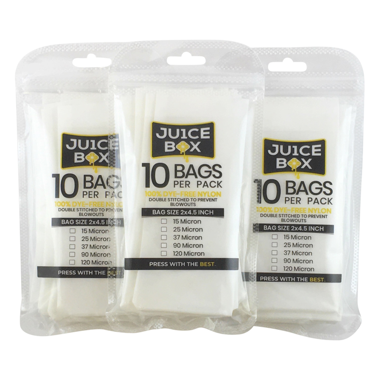 Rosin Bag Sample Pack - 15,25,37,90,120 Micron